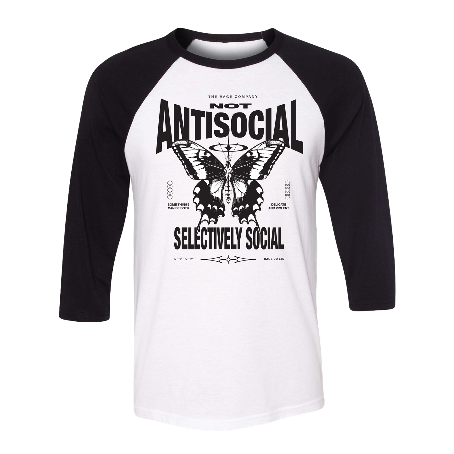 Butterfly Baseball Tee