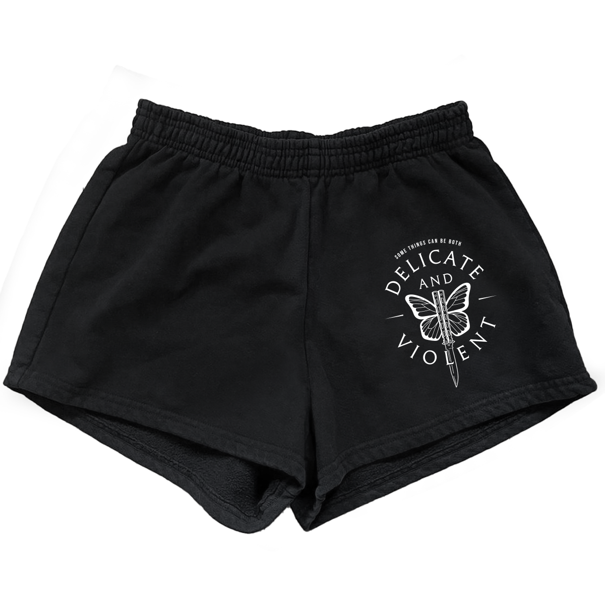 Delicate and Violent Women's Heavyweight Shorts