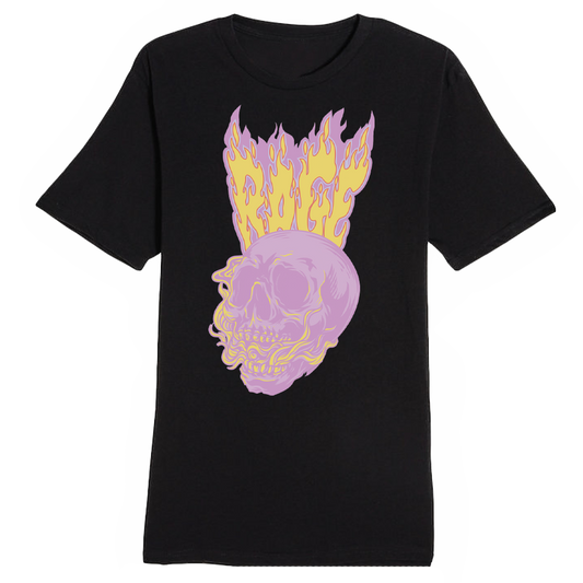 Flaming Skull Tee