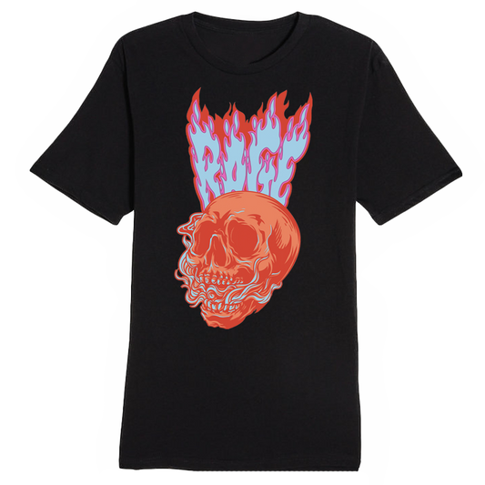 Flaming Skull Tee