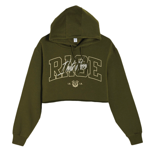 Varsity Crop Hoodie